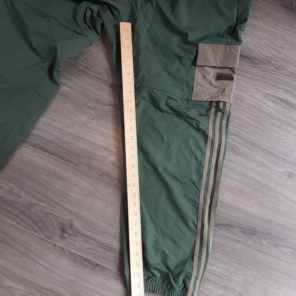 Adidas Originals Mens Convertible Cargo Track Pants Sage Green Zip Off XL
